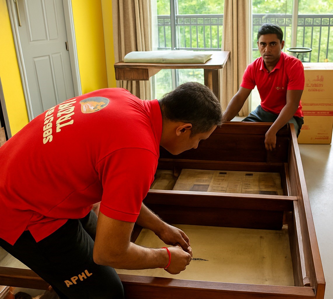 house moving services in Singapore