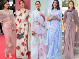 How to Pull off an Impressive Glam Look in Western Sarees