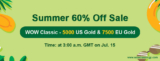 Don’t forget Up to 60% off wow classic gold cheap for WOW Classic Phase 5